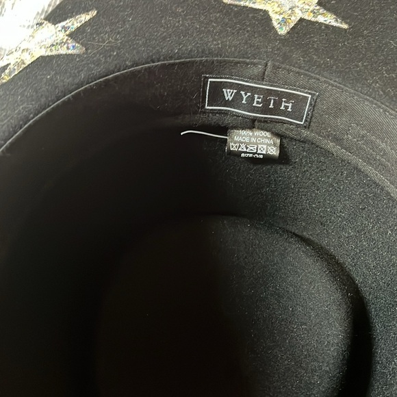 Anthropologie X Wyeth Star-Embellished Hat Black